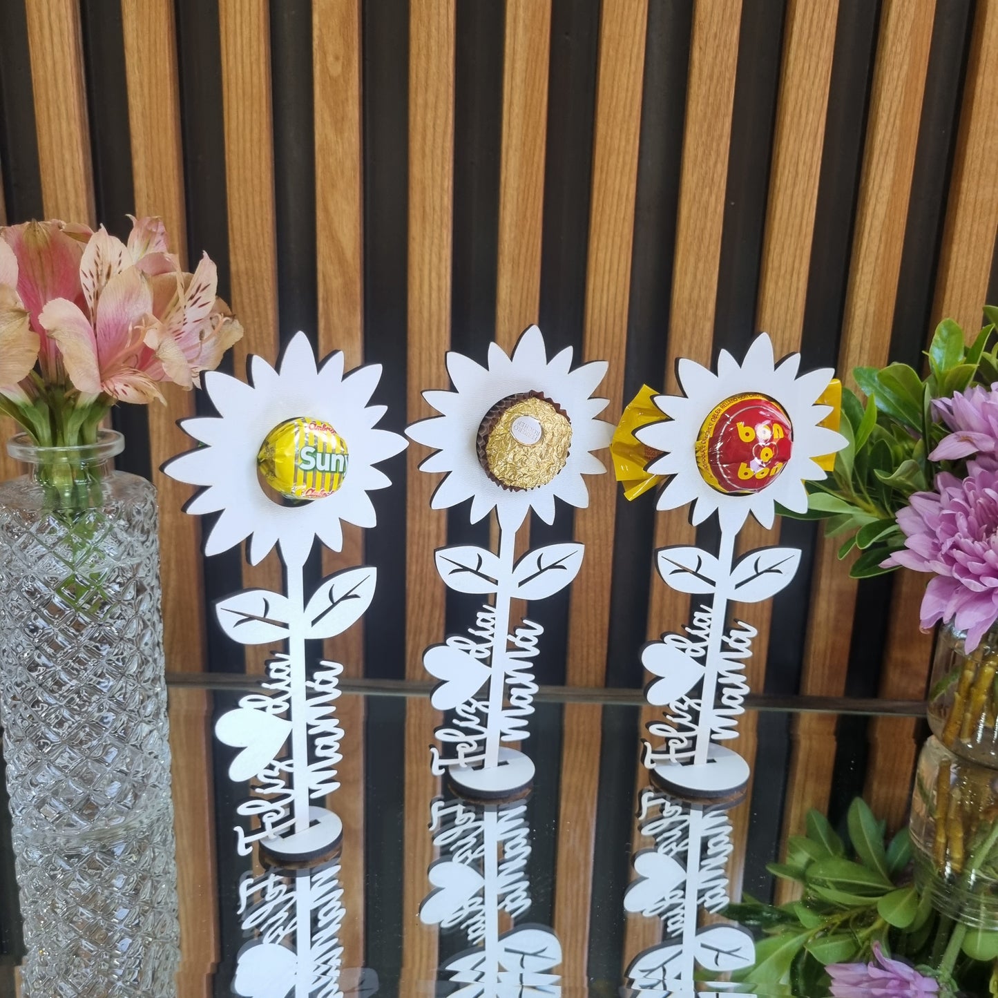 Girasol Individual 17 cm (minimo 12 unidades)