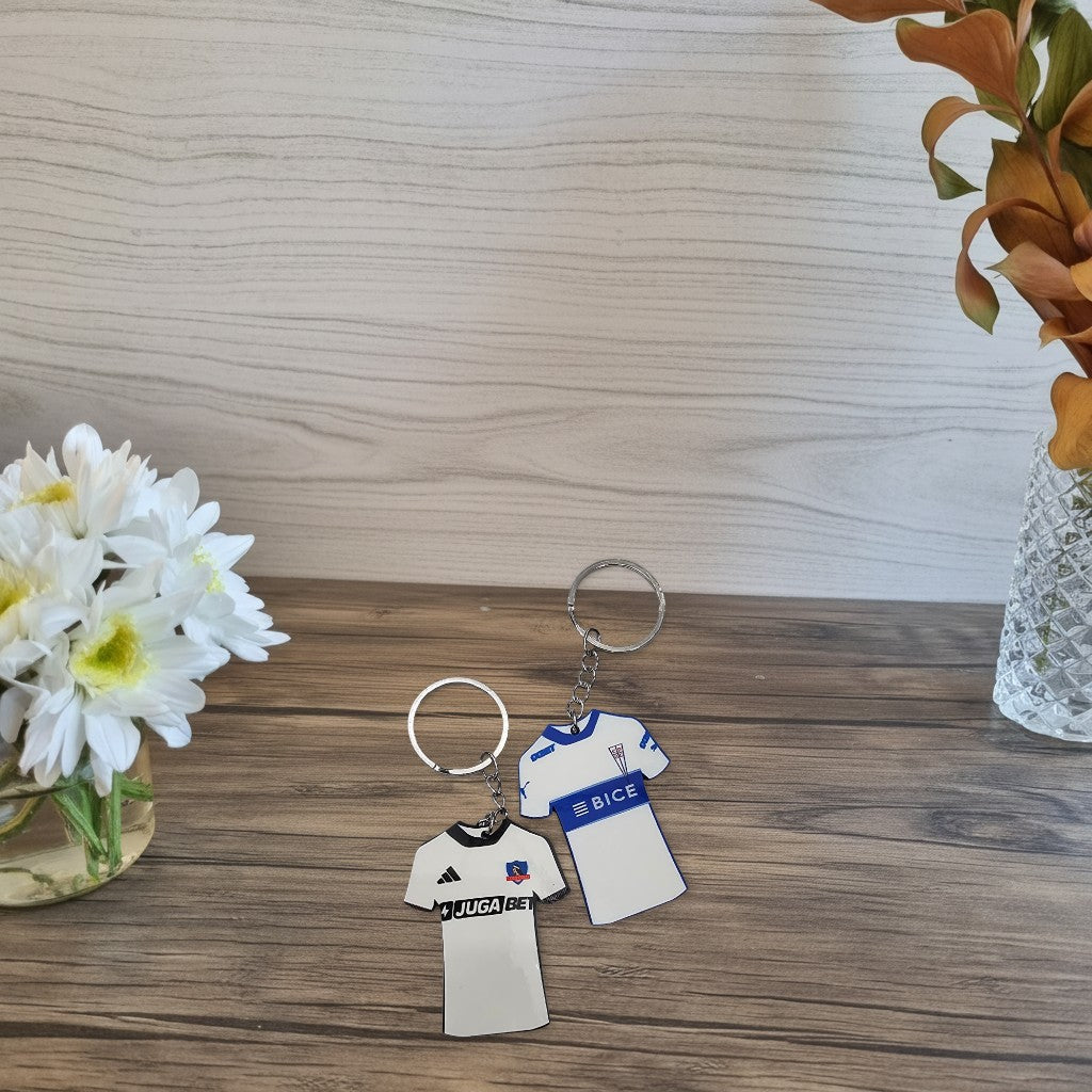 Llaveros de 5 cm MDF brillante
